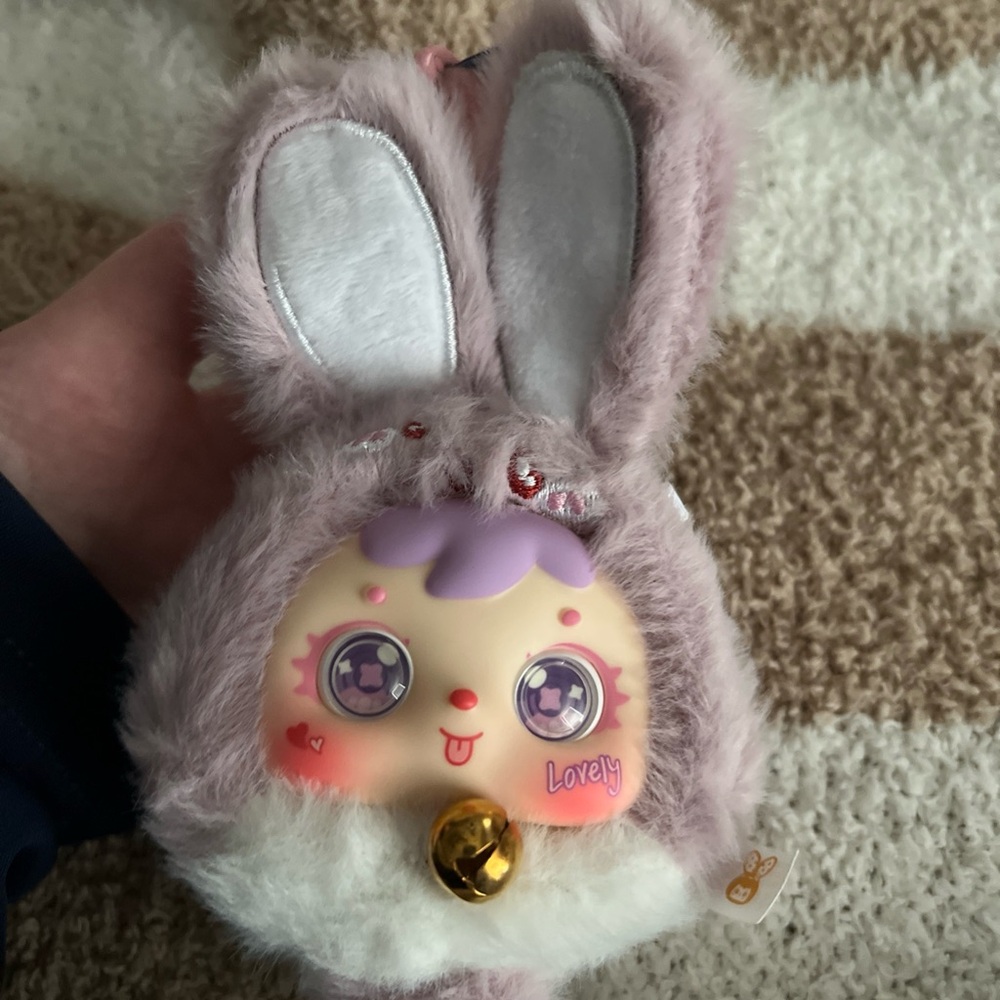 Baby three magic plush keychain-new